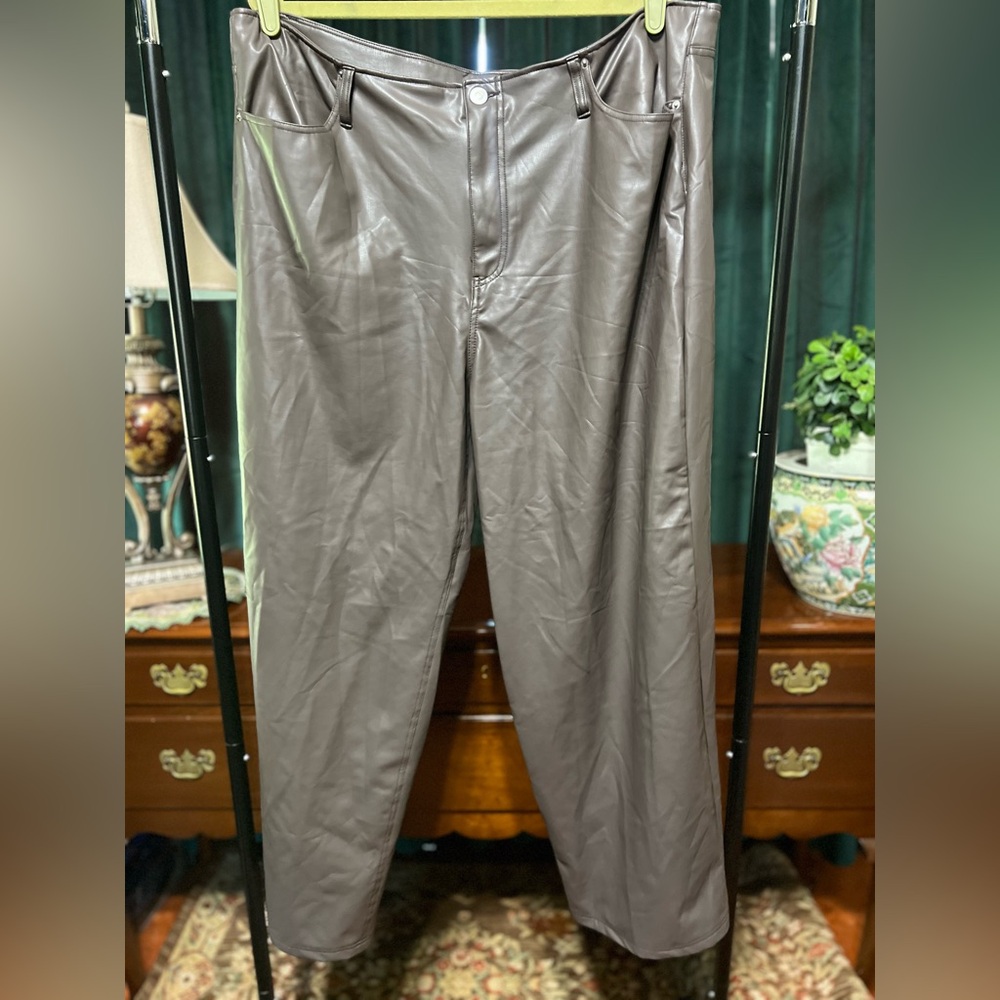 Feature Collective Faux Leather Pants | Wide-Leg Chic